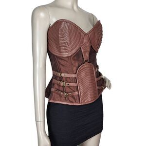 Renaissance Goth Steampunk Cosplay Corset Bustier Charmian Irresistible Fashion